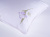 Подушка Natures Царственный Ирис ЦИ-П-3-2 пуховая средняя с двухслойным чехлом 50х68 см белая с розовым кантом