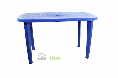 Стол пластиковый овальный синий СП2-МТ016